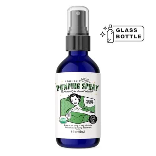 Legendairy Milk Pumping Spray 2 Oz., Helps Sore Nipples &amp; Clogged Ducts, Organic