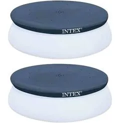 Intex 28021 10ft Pool Cover Fast Easy Set Round Swimming Pool Paddling Polyethylene - Buy 10ft Pool Cover,Easy Set Cover,Resistant Round Pool Cover Intex 28021 Easy Set 305 Cm Outdoor Rain And Sun Resistant Product on Alibaba.com