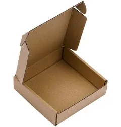 BIOBROWN 50 Pack Corrugated Cardboard Boxes Small Shipping Box for Packaging Small Business Mailer Mailing