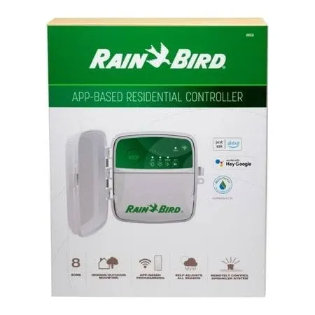 Rain Bird 8-Zone App Based Residential Irrigation Controller ARC8 