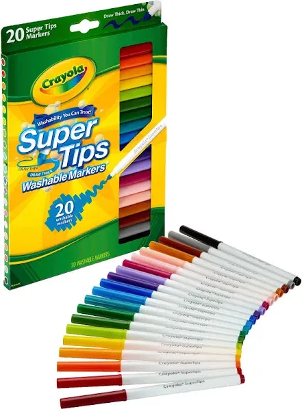 Crayola Super Tips Washable Markers