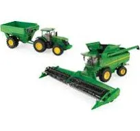 Ertl John Deere Combine Harvesting Set