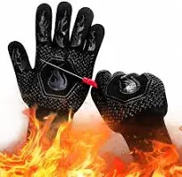 DKHDBD BBQ Fireproof Gloves Grill Cut Resistant Gloves 1472 F Heat Resistant Gloves