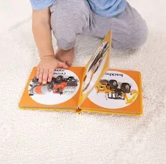 Melissa & Doug Children's Book Poke-a-Dot Construction Vehicles