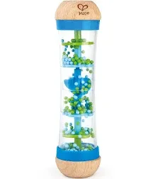 ✨Hape E0328 Beaded Raindrops Mini Wooden &amp;Rattle Rainmaker Toy