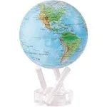 Mova Globes - Blue Relief Revolving Globe