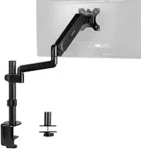 VIVO Black Single Monitor Arm Sit-Stand Desk Mount for One Screen up to 32&#034;