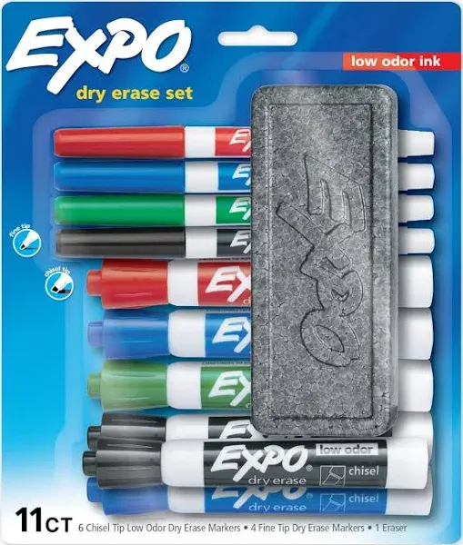 EXPO Dry Erase Markers Set