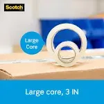 Scotch Heavy Duty Shipping Packaging Tape 3850-4-SRM, 1.88 in x 54.6 yd (48 mm x 50 M)