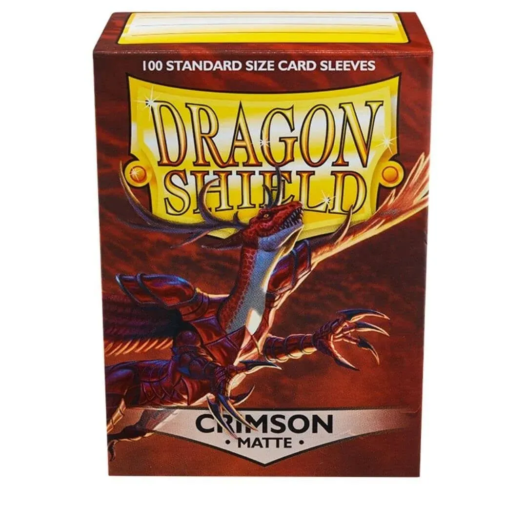 Dragon Shield Crimson Matte Sleeves (100)