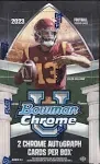 2023 Bowman University Chrome Football Factory Sealed Hobby Box Fresh from Case!