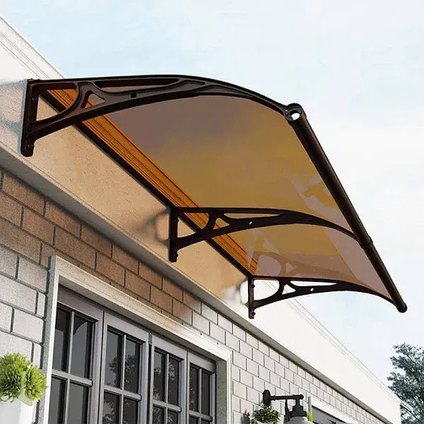 Awning for Door Window Exterior with Aluminum Bracket