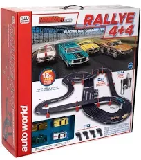 Auto World Rallye 4x4 4 Lane HO Slot Car Set