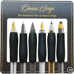 Chrome Cherry Omni Grip 6 Pack with Pen and Pencil Comfort Grips