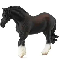 Breyer 1:18 Corral Pals Horse Collection: Black Shire Horse Mare