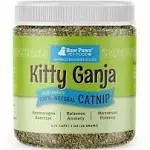 Raw Paws Natural Catnip for Cats, 1-oz - Use for Refillable Catnip Toys for Cats - Catnip Treats for Cats - Catnip for Dogs - Cat Nip Cat Grass - Dog