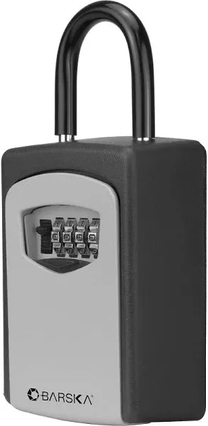 Barska Combination Key Lock Box with Door Hanger and Wall Mount