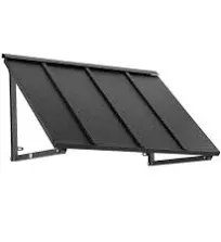 8 Ft. Houstonian Standing Seam Metal Door/Window Awning Fixed Outdoor Canopy 104