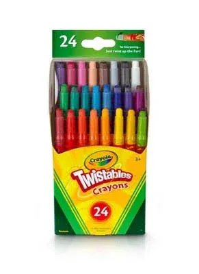 Crayola Mini Assorted Color Twistable Crayons 10 pk