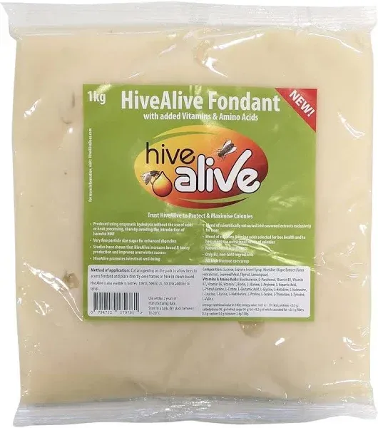 Hive Alive Fondant Bee Food Supplement