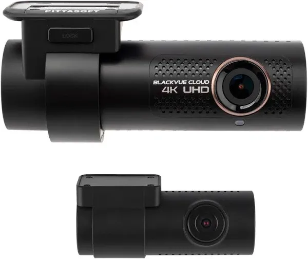 BlackVue DR900X-2CH IR Plus with 32GB microSD Card | 4K UHD IR Infrared Interior Cloud Dashcam | Cloud Connectivity | Optional LTE Module