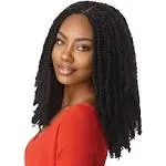 Outre Crochet Braids X-Pression Twisted Up 3X Springy Afro 1-pack Off Black 1B