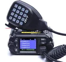 QYT KT8900 VHFH/UHF dual band Mini Mobile Radio KT-8900 Car Radio Transceiver