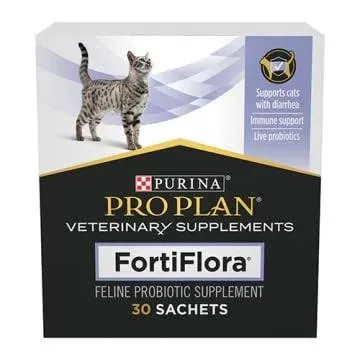 FORTIFLORA¹cat Feline Purina Nutritional Supplement  30 Sachets free shipping