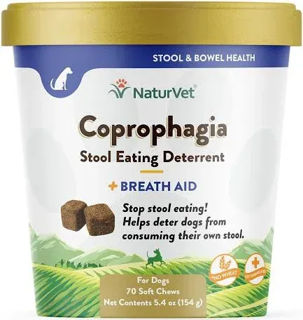 NaturVet Coprophagia Stool Eating Deterrent Soft Chews