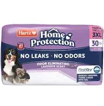 Home Protection Lavender Scent Odor Eliminating Gel Dog Pads 30&#034; x 30&#034;, 20 Count