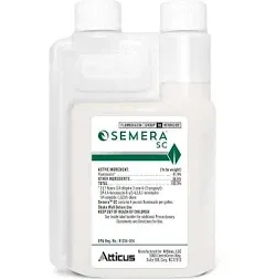 Semera SC Herbicide Concentrate (8 oz) by Atticus (Compare to SureGuard) – Flumioxazin Weed Killer – Season Long Lawn and Aquatic Weed Control