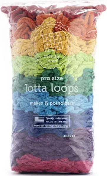 Friendly Loom Pro Size Lotta Loops - Rainbow