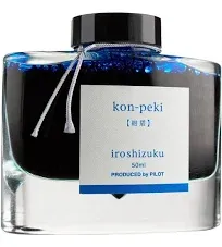 Pilot Iroshizuku Shin-Kai Deep Sea Bottled Fountain Pen Ink