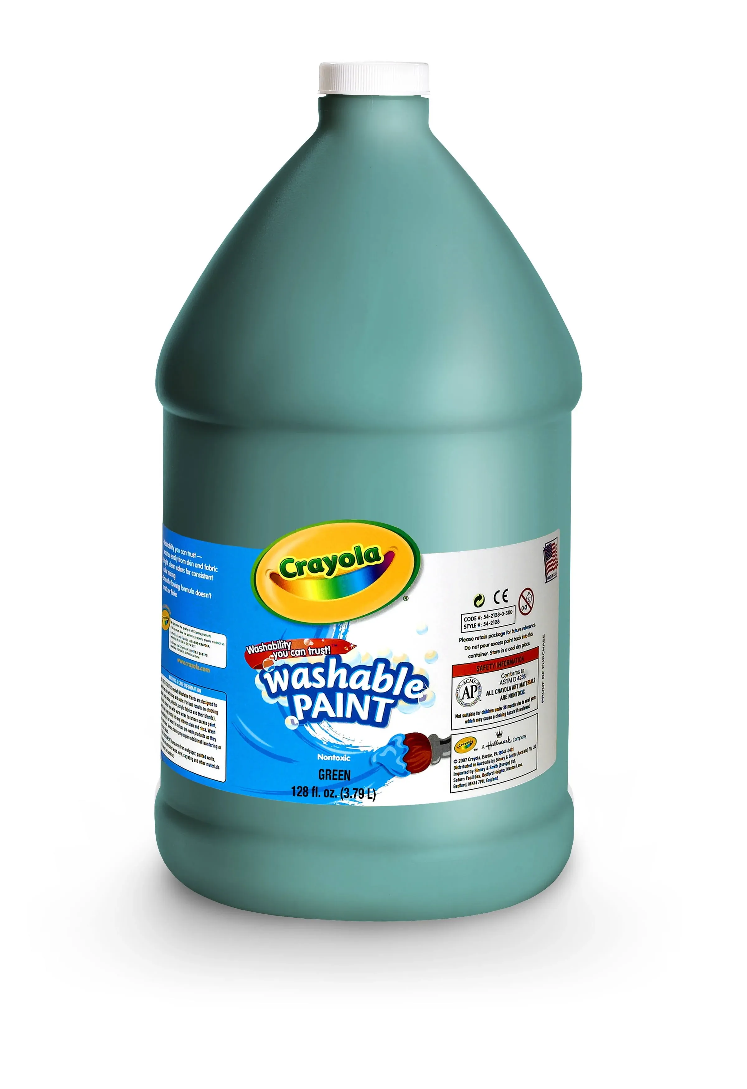 Crayola 1 Gal Washable Paint - Green