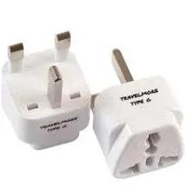 2 Pack UK Travel Adapter for Type G Plug - Works with Electrical Outlets in U...