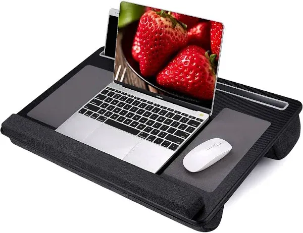 AUWOD Shop The Best Portable Lap Desk with Mouse Pad & Wrist Rest for Notebook, MacBook, Tablet, Sofa Bed Working, Writing, DRAWING. Fits Up to 17-inch