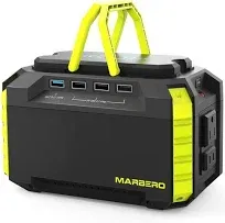 MARBERO Portable Power Station 150Wh Camping Solar Generator with Camping Lantern