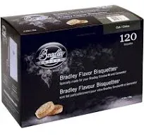 Bradley Smoker Bisquettes 120 Pack - Oak