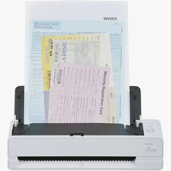 Fujitsu fi-800R Ultra-Compact, Color Duplex Document, Receipt Scanner w/ Adapter