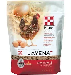 Purina Layena Plus Omega-3 Chicken Feed