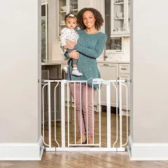 Regalo Easy Step Extra Wide Baby Gate, Includes 4-Inch and 4-Inch Extension Kits