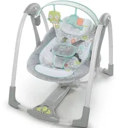 New Ingenuity Swing 'n Go Deluxe 5-Speed Baby Swing (Bella Teddy)