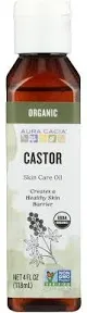 Aura Cacia Organic Skin Care Oil, Castor, 4 Fluid Ounce