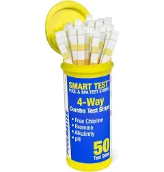 Poolmaster 22211 Smart Test 4-Way Pool and Spa Test Strips - 50Ct new sealed