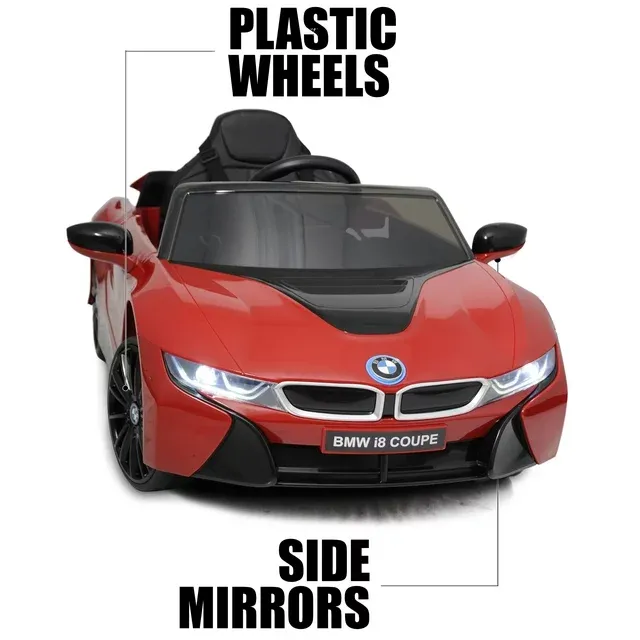 12V Licensed BMW i8 Kids Ride on Car - Red