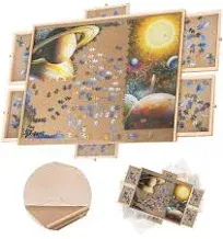 Nattork 1500 Piece Wooden Jigsaw Puzzle Board