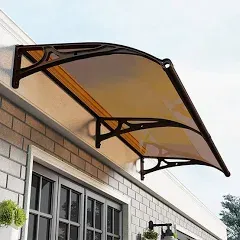 Awning for Door Window Exterior with Aluminum Bracket