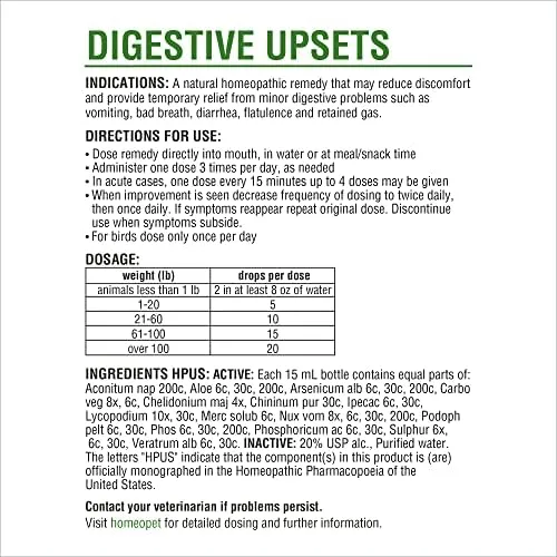 HomeoPet Digestive Upsets