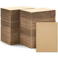 200 Pack 5x7 Corrugated Cardboard Sheets for Mailers, Flat Packaging Inserts ...