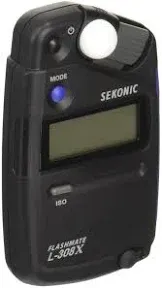 Seconic L-308X-U Flashmate Light Meter Basic Model Compact Iso850 Backlight JE60